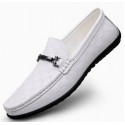 Slip-On Business Men's Soft Surface Casual Plus Size Loafers Leather Shoes