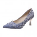 Black Professional Stiletto Heel Shoes For Women