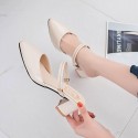 Summer Gentle Thick-heeled High Heels Shoes Baotou Sandals For Women