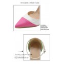 Color Matching Hollow Women's Pointed Stiletto Heels