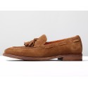 British-style Suede Tassel Suede Loafer Shoes