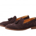British-style Suede Tassel Suede Loafer Shoes