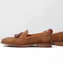 British-style Suede Tassel Suede Loafer Shoes