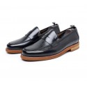 Retro Loafers Genuine Leather Handmade Leisure